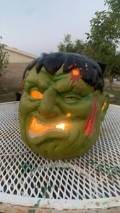 Frankenstein Foam Blow Mold Halloween Light-Up Scary Decor Vintage 1996 Tested - Picture 1 of 8