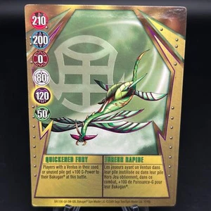 Bakugan QUICKENED FURY Metal Gate Card GOLD 2009 BA1106-GA-SM-GBL 10/48c - Picture 1 of 7
