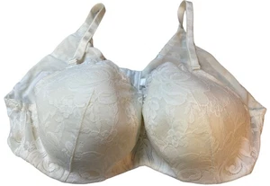 TORRID Curve White Lace Underwire Lightly Lined Full Coverage Balconette Bra 44C - Picture 1 of 5