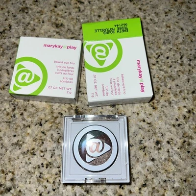 Mary Kay At Play Baked Eye Trio Earth Bound 062144 New Old Stock Two Pack - Image 1 of 3