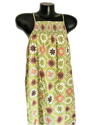 Maxi VESTIDO STAR Circle 100% ALGODÓN en Niveles Modesto Cottage ¡NÚCLEO USADO EN EXCELENTE ESTADO! Talla: XS S Foto 1 de 4