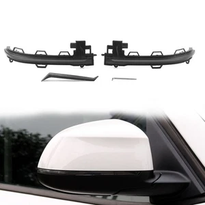 For BMW X3 F25 LCI X4 F26 LED Side Wing Rearview Mirror Turn Signal Light 2pcs - Picture 1 of 14