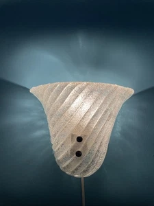 Wandleuchte aus Murano-Glas, 1970er Jahre Italien Vintage TOP - Bild 1 von 6