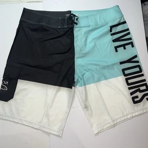 Live Yours Boardshorts Vida 38 Herren Badeanzug Surfen - Neu ohne Etikett " - Bild 1 von 7