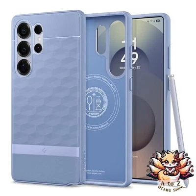 NEW Spigen Galaxy S25 Ultra Case Magfit Compatible 3D Honeycomb Pattern - Image 1 of 4