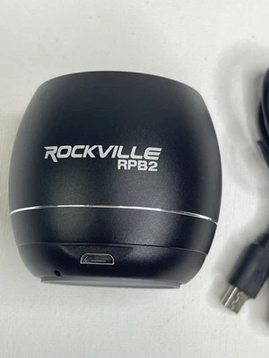 Rockville RPB2-BLACK Handheld Wireless Portable Bluetooth Speaker Great Sound - Image 1 of 4