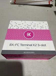 EK-FC Terminal DUAL Serial 3-Slot Plexi - Afbeelding 1 van 2