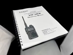 Guía de operación manual de instrucciones Yaesu VX-3R VX-3E encuadernada en bobina - Imagen 1 de 2