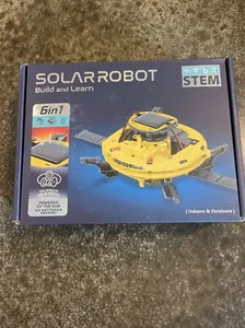 STEM Build and Learn Solar Robot Space Shuttle Astronaut 6-In-1 Robot Model Kit - Picture 1 of 4