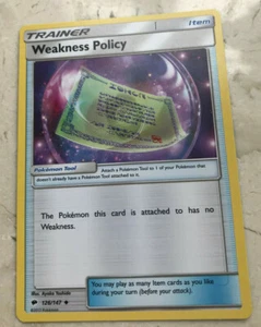 Weakness Policy Trainer 126/147 - Pokemon Card - Picture 1 of 1