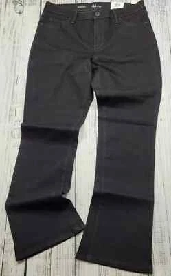 STYLE & CO BOOT LEG PANTALONES NEGROS MUJER TALLA 12 CORTO CONTROL ABDOMEN ELÁSTICO Foto 1 de 4