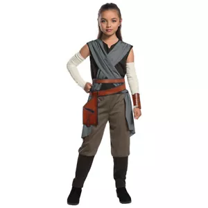 Kids Star Wars: The Rise of Skywalker Rey Cosplay Costume Girls Outfit - Picture 1 of 6