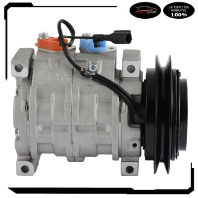AC A/C Compressor 2011-20 fit for Hino 268 338 7.7L fit for Isuzu NRR NQR 5.2L - Image 1 of 4