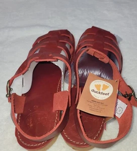 Duckfeet Sandal RED Women Size EU 43, US 11 Authentic Original - Picture 1 of 10