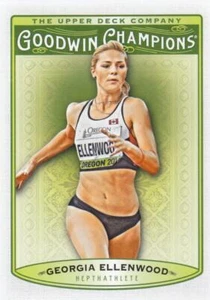 2019 Upper Deck Goodwin Champions #37 Georgia Ellenwood RC Rookie Heptathlete - Picture 1 of 2