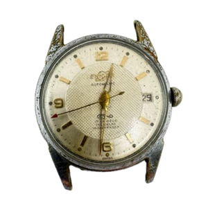 Vintage 34mm Enicar Bidynator Men's Automatic Wristwatch Felsa 692 Swiss Chrome - Picture 1 of 6