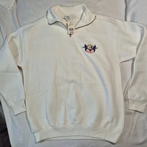 NEU MIT ETIKETT VINTAGE DISNEY STORE SWEATSHIRT MIT BESTICKTER MICKEY MOUSE LARGE HERGESTELLT IN USA - Bild 1 von 20