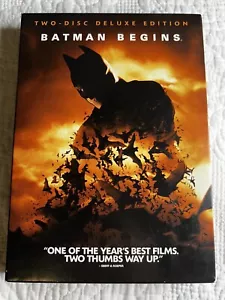 Two Disc Deluxe Edition, Batman Begins With Comic In Beautiful Flawless Conditio - Picture 1 of 9