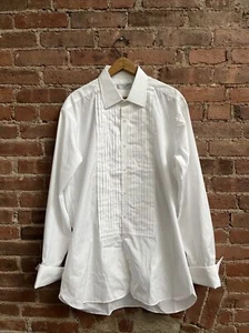 Turnbull & Asser Mens Tuxedo Shirt Size 17/43 UK - Picture 1 of 7