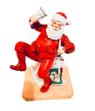 Norman Rockwell Figur Santa Christmas Ringing in good Cheer limitiert Weihnacht