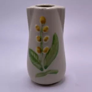 Vintage Miniature Bud Base Toothpick Holder with Floral Details, Made In USA - Picture 1 of 6