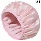 Shower Cap Terry Cloth Lined EVA Exterior Reusable Triple Layer Waterproof MA