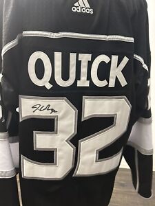 Jonathan Quick Los Angeles Kings NHL Hockey Jersey Signed Adidas Size 52