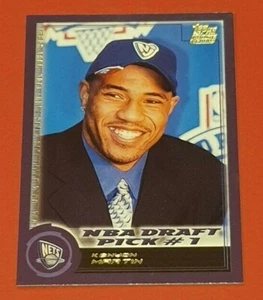 2000 Topps NBA Draft Pick #1 Kenyon Martin Rookie Card - New Jersey Nets - Picture 1 of 1