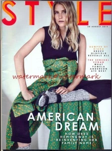 DREE HEMINGWAY - Cover & Photo Feature in STYLE Magazine, Aug 2015. Free UK Post - Picture 1 of 4
