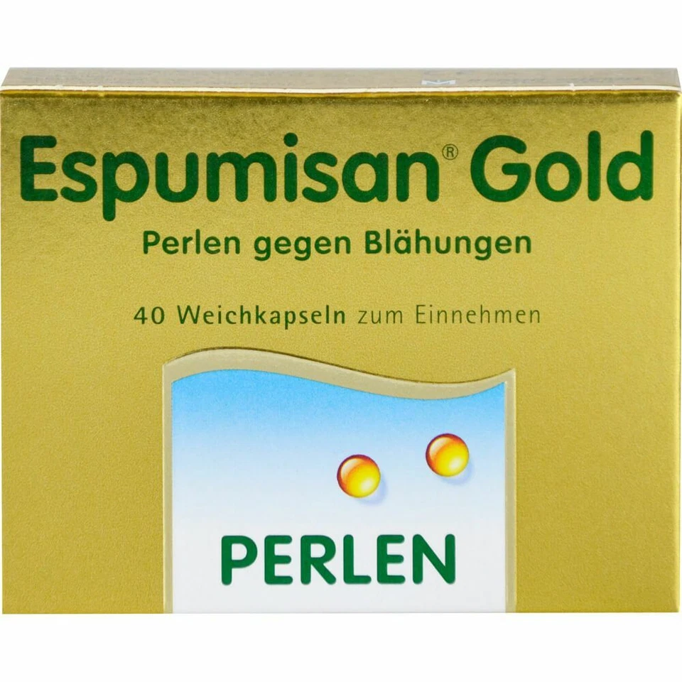 BERLIN-CHEMIE AG ESPUMISAN Gold Perlen gegen Blähungen 40 St PZN05703864