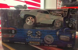 Get Both Muscle Machines BUILD IT 69 Camaro White 1/18 and a 1/64 Scale Diecast - Picture 1 of 8