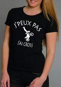 T-shirt FEMME J'PEUX PAS J'AI CROSS - Foto 1 di 1