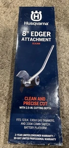 Husqvarna ECA308 Curved Shaft Lawn Edger Attachment Only 8” New - Picture 1 of 11