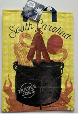 Bolso Tot Trader Joe's - Reutilizable para Compras de Comestibles - Carolina del Sur Nuevo con Etiquetas Foto 1 de 2