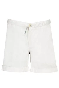 Cómodo Shorts Niños Blanco Algodón Orgánico con Bolsillos - Imagen 1 de 2