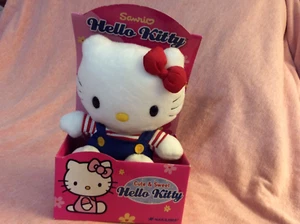 Muñeca de felpa Hello Kitty de 6"" todavía en caja. Sanrio Nakajima 2002 vintage - Imagen 1 de 5