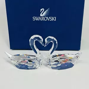 SWAROVSKI Crystal FLIRTING SWANS 837154 MIB - Picture 1 of 22