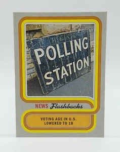 2019 Topps Heritage Polling Station / News Flashback #NF-9 🔥🔥 - Bild 1 von 2