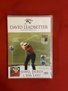 David Leadbetter - Simple Secrets For Great Golf (DVD) New Sealed - Picture 1 of 2