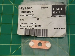 Contact Tip 3002027 Hyster Forklift Part NOS - Picture 1 of 1