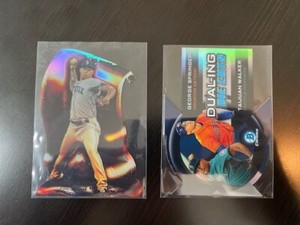 2014 Bowman Chrome Taijuan Walker Refractor Dualing Die Cut RC + Fire Diecut