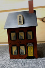 Windfield Designs Sidehall Colonial Coin Bank, Gf, Ny Signed By Hank Musser 1983