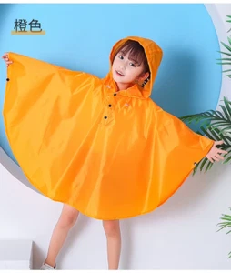 Kids Stylish Rain Poncho Waterproof Jacket Coat for Girls Boys Cape Coat Hooded  - Picture 1 of 30