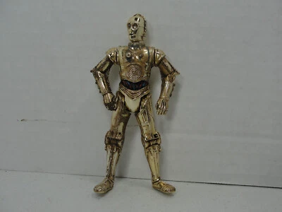 Figura Kenner Star Wars Power Of The Force C-3PO 1997 cuerpo metalizado Foto 1 de 3