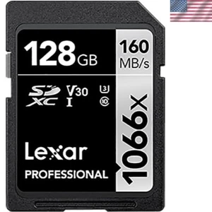 High-Speed 128GB SD Card - 160MB/s Read for Professional Photography, V30 U3 - Zdjęcie 1 z 4