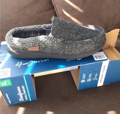 Zapatillas de espuma viscoelástica Dearfoams Total Comfort gris talla XL (13-14) Foto 1 de 4