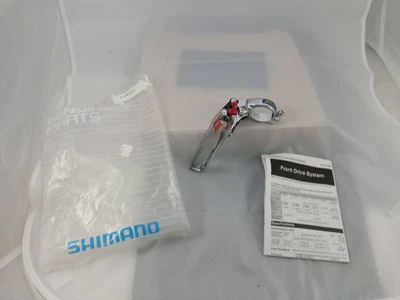 Shimano Altus Front Derailleur, FD-AT10, 31.8 Clamp, Down Pull-NOS - Image 1 of 4