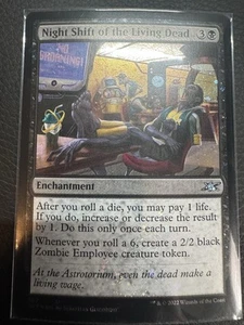 Night Shift of the Living Dead 081/244 Galaxy Foil Uncommon Unfinity MTG NM - Picture 1 of 3