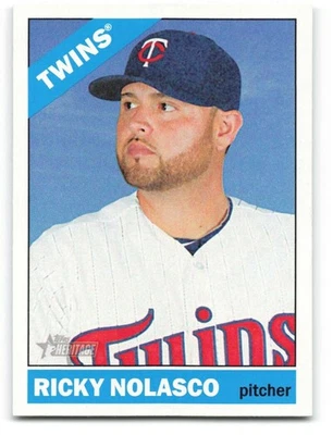 2015 Topps Heritage #378 Ricky Nolasco NM-MT Twins - Image 1 of 2