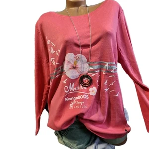 Kangaroos Shirt Rosa Ton 36 bis 50 Oberteil Langarm (3 938) - Bild 1 von 4